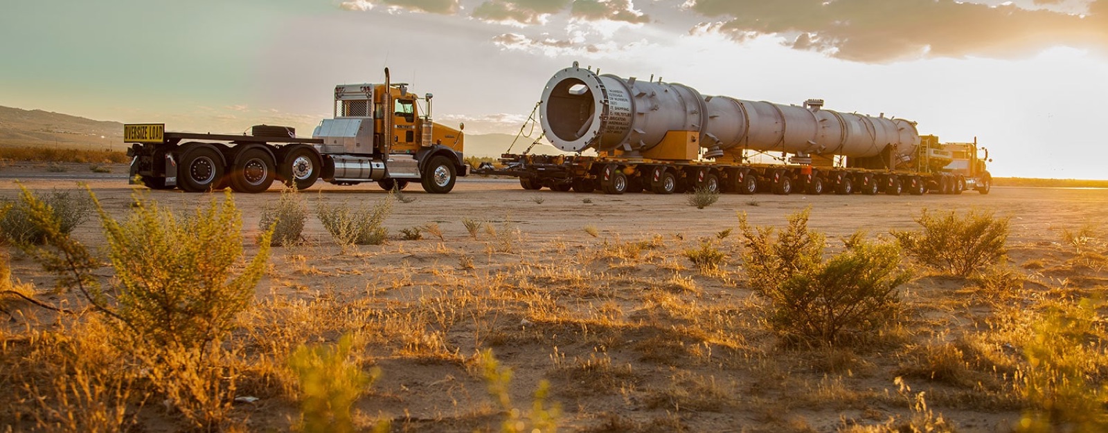 Northwest heavy haul rig on the road